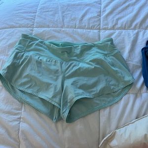 Lulu mint green shorts